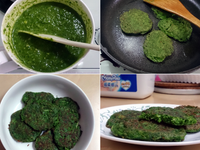 菠菜海鮮煎餅 (大寶寶副食品)