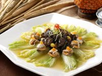 鮮貝扒菜膽