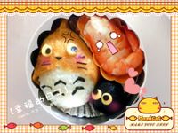 安柏ma～龍貓可愛造型便當😁