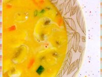 金瓜玉米磨菇濃湯
