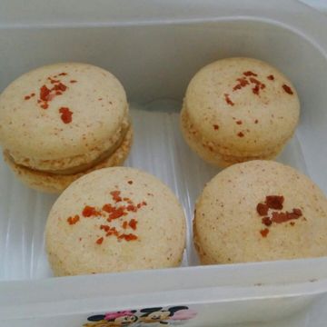 芋泥夾餡馬卡龍:黃靖珺 一起做