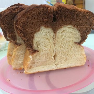 Kelly Liang一起做了蛋糕吐司（內附迷你蛋糕吐司比例）