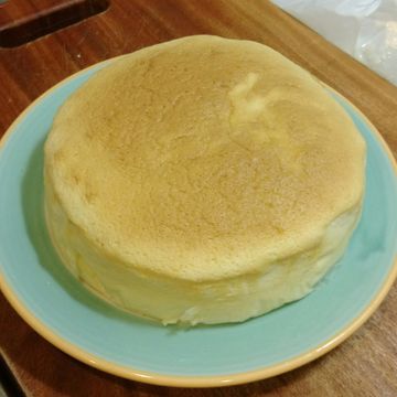 姜韻頻一起做了輕乳酪蛋糕