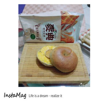 Ching一起做了伯爵茶檸檬奶霜貝果【麥典麵包專用粉】