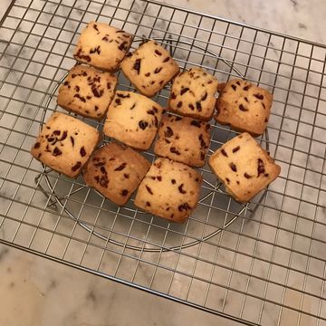 林咪歐一起做了蔓越莓餅乾