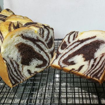 黄筱君一起做了🍫🍞簡單做巧克力大理石土司🍫🍞