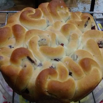 陳靜華一起做了花式麵包。玫瑰皇冠麵包【冷藏液種法】