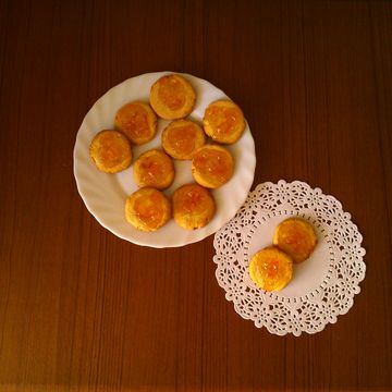 菓子一起做了可愛の果醬餅乾♥