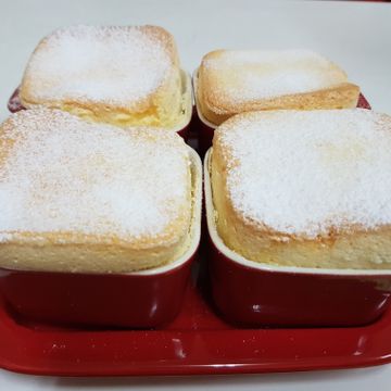 思步頁一起做了法式香草舒芙蕾Souffle