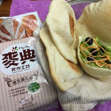靜一起做了PITA 口袋麵包【麥典實作工坊】