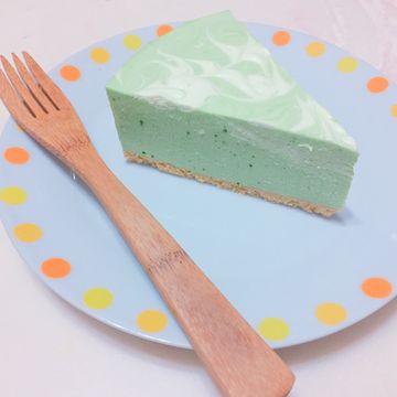 OH Yaya一起做了斑馬條紋日式抹茶乳酪蛋糕（6吋、免烤箱）