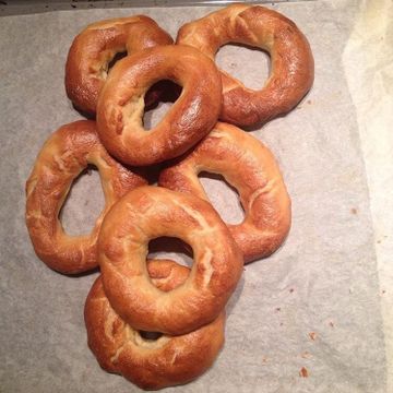 Tin Wu一起做了簡單原味貝果Bagel