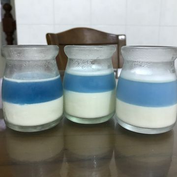 企鵝好愛煮一起做了鮮奶酪