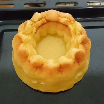曾莉閔一起做了看不見的法式蘋果蛋糕