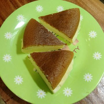 姜韻頻一起做了舒芙蕾乳酪蛋糕