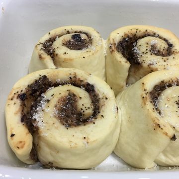 全職媽媽瘋料理一起做了藍莓奶茶乳酪捲【水手牌台灣小麥風味粉】