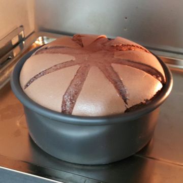 Lisa Fu一起做了可可棉花蛋糕
