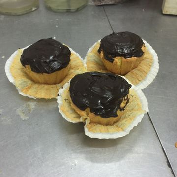 陳珠珠一起做了南瓜杯子蛋糕
