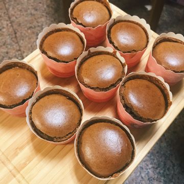 Ning一起做了巧克力杯子蛋糕