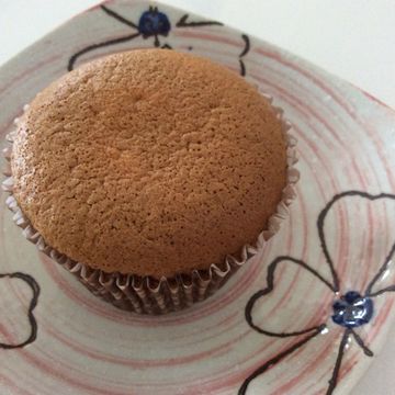 lisa一起做了巧克力杯子蛋糕