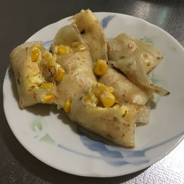 芯慧的簡單料理💕一起做了日安YEN - 起司玉米蛋餅