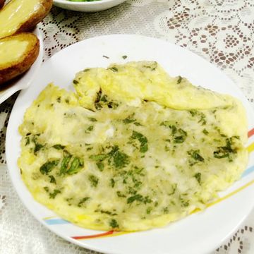 張瑞比一起做了塔香高麗菜煎餅
