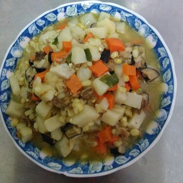 容一起做了肉末炒馬鈴薯