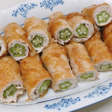 Alfreda ღ一起做了秋葵肉捲