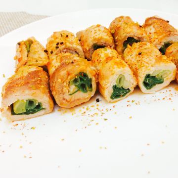 貴婦小靜一起做了照燒蔥肉捲