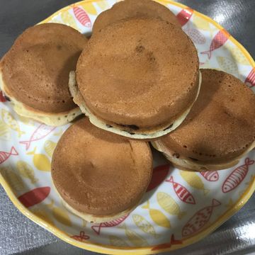 芯慧的簡單料理💕一起做了紅豆餅「泰山紫米紅豆」