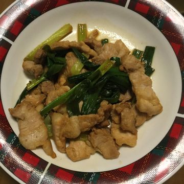 Wonwonway一起做了蔥爆豬肉