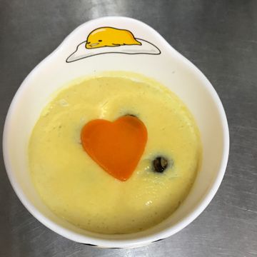 企鵝好愛煮一起做了滑嫩蒸蛋