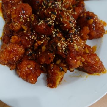 Wa Hane一起做了韓式糖醋雞塊