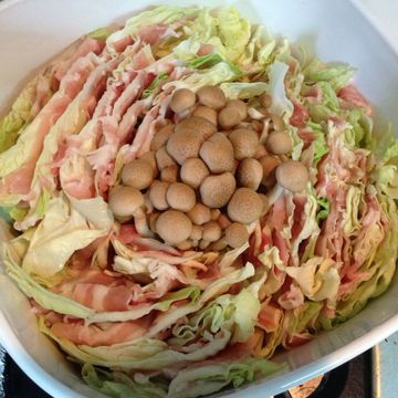 kiki一起做了千層白菜豬肉鍋
