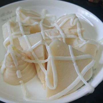 尾章一起做了涼筍沙拉(電鍋蒸法)