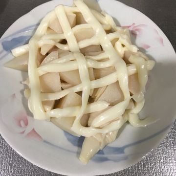 芯慧的簡單料理💕一起做了涼筍沙拉(電鍋蒸法)