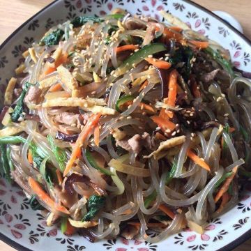 Hui-Juan Li一起做了韓式涼拌蔬菜冬粉