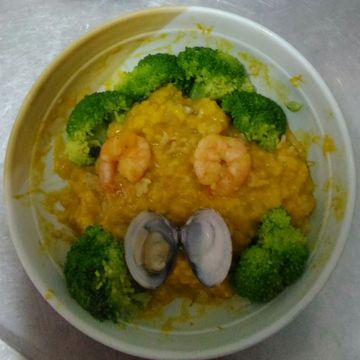 容一起做了不膩口的南瓜奶油燉飯