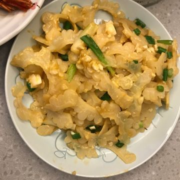 Hao wife ㄟ苦情廚房一起做了鹹蛋炒苦瓜