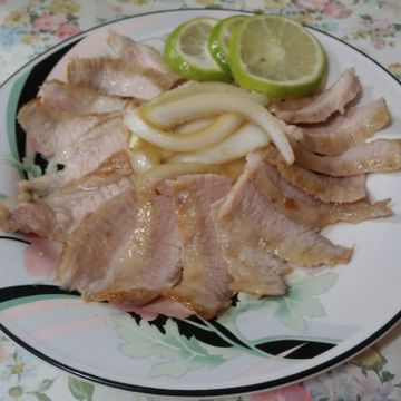 嘰哩呱啦一起做了【烤箱料理】檸檬椒鹽香烤松阪豬