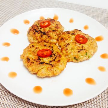 貴婦小靜一起做了家常雞蛋豆腐肉餅