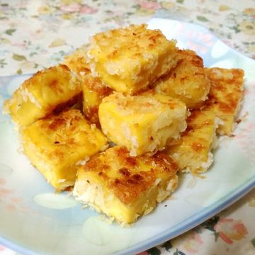 嘰哩呱啦一起做了炸雞蛋豆腐