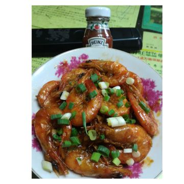 Flora AB一起做了茄汁乾燒明蝦