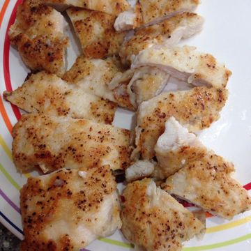 lisa一起做了椒鹽煎雞排★鮮嫩低脂的雞胸肉料理