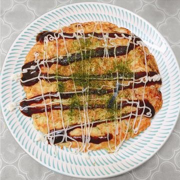 阿真的手路菜一起做了海味大阪燒