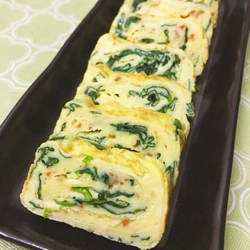 阿真的手路菜一起做了泡菜蔥花煎蛋捲 (不需專用玉子燒鍋)