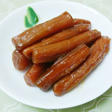 阿真的手路菜一起做了蜜地瓜