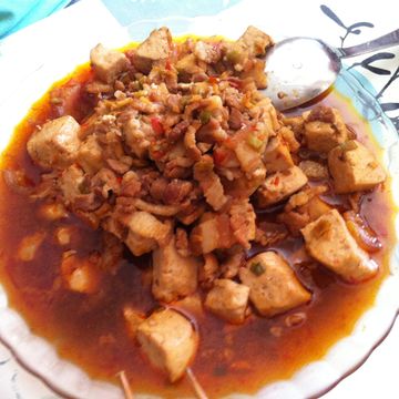 Hsin Chuan一起做了麻婆豆腐