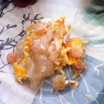 Hsin Chuan一起做了蝦仁煎