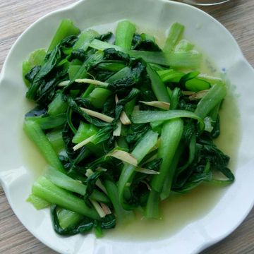 林志豪一起做了【好廚家】薑絲炒青江菜